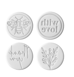 We R Makers - Kit Sinete e Lacres - Envelope Seal Kit - With Love - loja online