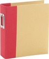 ÁLBUM IMPORTADO - SIMPLE STORIES - SNAP Binder Completo 15x21cm (6x8") - cor Red