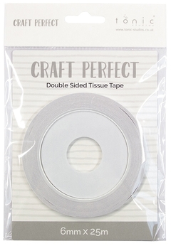 Tonic Studios - Craft Perfect - Double Sided Tissue Tape - Fita dupla face 6mm x 5m