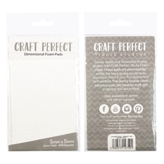Tonic Studios - Craft Perfect - Dimensional Foam Pads - Espuma adesiva 2mm (quadrados 5mm x 5mm) na internet