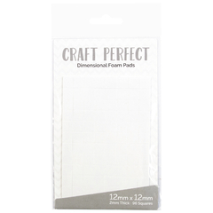 Tonic Studios - Craft Perfect - Dimensional Foam Pads - Espuma adesiva 2mm (quadrados 12mm x 12mm)