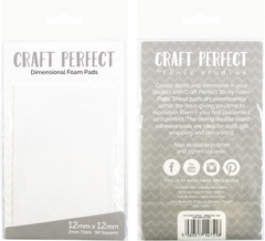 Tonic Studios - Craft Perfect - Dimensional Foam Pads - Espuma adesiva 2mm (quadrados 12mm x 12mm) na internet