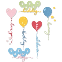 Sizzix - Facas de Corte - Thinlits Dies - Balloon Occasions - comprar online
