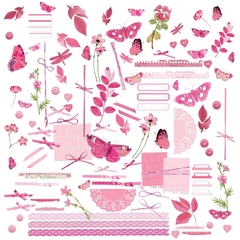 49 and Market - Coleção Color Swatch Blossom - Die cuts - comprar online