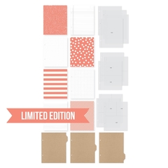 ÁLBUM IMPORTADO - SIMPLE STORIES - SNAP Binder Completo 15x21cm (6x8") - cor Coral na internet