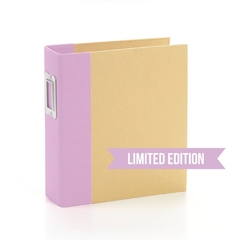 ÁLBUM IMPORTADO - SIMPLE STORIES - SNAP Binder Completo 15x21cm (6x8") - cor Lilac
