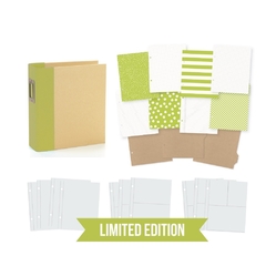 ÁLBUM IMPORTADO - SIMPLE STORIES - SNAP Binder Completo 15x21cm (6x8") - cor Lime - comprar online