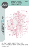 Sizzix + 49 and Market - Facas de Corte + Carimbos Floral Mix Cluster