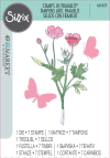 Sizzix + 49 and Market - Facas de Corte + Carimbos Painted Pencil Botanical