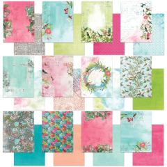 49 and Market - Coleção Kaleidoscope - Kit 24 Papéis para Scrapbook 15x20 cm (6x8 polegadas) na internet
