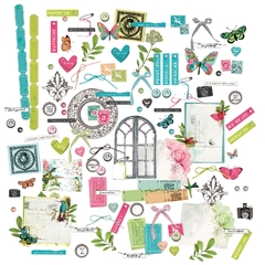 49 and Market - Coleção Kaleidoscope - Die cuts Laser Cut Elements