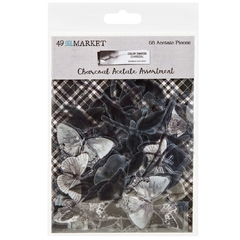 49 and Market - Coleção Color Swatch Charcoal - Die cuts acetato - comprar online