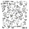 49 and Market - Coleção Color Swatch Charcoal - Die cuts acetato