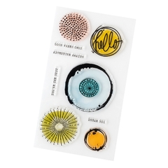 Vicky Boutin Design - Coleção Mixed Media - Carimbos Circles - Scrapbook Life - Materiais para Scrapbook