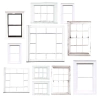 49 and Market - Coleção Summer Porch - Die cuts Frames
