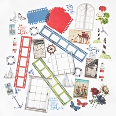 49 and Market - Coleção Summer Porch - Die cuts Acetato na internet