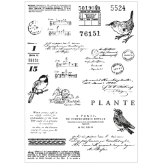 Sizzix + 49 and Market - Facas de Corte + Carimbos Bird Song na internet