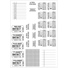 Sizzix + 49 and Market - Facas de Corte + Carimbos Forever Journal Essentials na internet