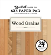 Echo Park - Coleção Wood Grains - Warm Wood Grains - Bloco Papéis para Scrapbook tamanho 15x15 cm