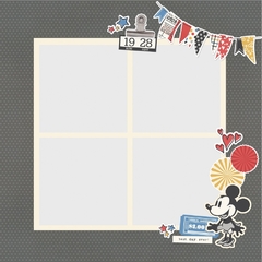 Simple Stories - Coleção Say Cheese Classic Mouse - Die cuts Page Pieces - Scrapbook Life - Materiais para Scrapbook