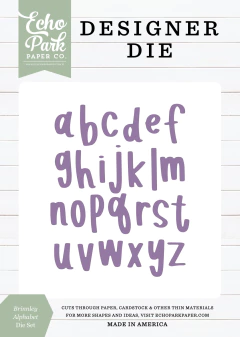 Echo Park Paper - Facas de Corte Brinnley Alphabet - comprar online