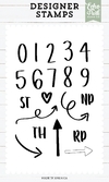 Echo Park Paper - Carimbos Emily Numbers And Shapes - comprar online