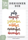 Echo Park Paper - Facas de Corte July To December Marker - comprar online