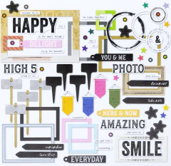 Vicky Boutin Design - Coleção The Flower Emporium - Chipboards Basics - Scrapbook Life - Materiais para Scrapbook