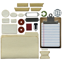 Sizzix - Facas de Corte - Thinlits Die - Tim Holtz - Vault Noteworthy na internet