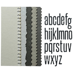 Sizzix - Facas de Corte - Thinlits Die - Tim Holtz - Vault Edges na internet