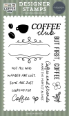 Carta Bella - Coleção Coffee Shop - Carimbos Coffee Club - comprar online
