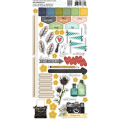 Vicky Boutin Design - Coleção Curiosities In Willow Grove - Adesivos - Scrapbook Life - Materiais para Scrapbook