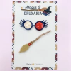 Lemon Scrapbook - Coleção Magia e Bruxaria - Acrílico Óculos + Vassoura