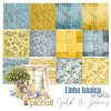 Carina Sartor Design - Coleção Piccoli - Kit 6 Papéis básicos Gold & Jeans