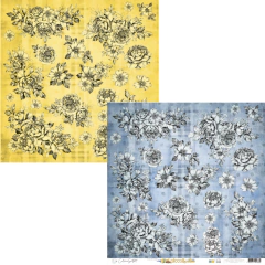 Carina Sartor Design - Coleção Piccoli - Kit 6 Papéis básicos Gold & Jeans