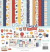 Echo Park - Coleção Baby on Board Boy - Kit 12 Papéis para Scrapbook + Adesivos - comprar online