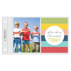 PLÁSTICO IMPORTADO para Álbum - SIMPLE STORIES - compatível com FLIPBOOK 10x15cm (4x6") - com divisórias na internet
