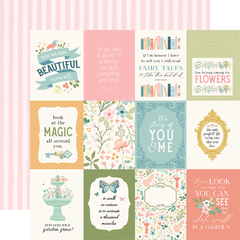 Carta Bella - Coleção Secret Garden- Kit 12 Papéis para Scrapbook + Adesivos na internet