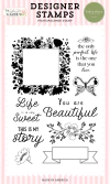 Carta Bella - Coleção Secret Garden - Carimbos Perfect Life - comprar online