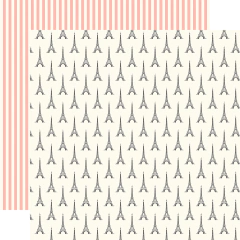 Carta Bella - Coleção Paris - Kit 12 Papéis para Scrapbook + Adesivos