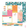 Juju Scrapbook - Coleção Lar Doce Mar - Papel para Scrapbook - Papel Férias em Família - comprar online