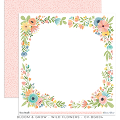 Cocoa Vanilla - Coleção Bloom & Grow - Kit 6 Papéis para Scrapbook - Scrapbook Life - Materiais para Scrapbook