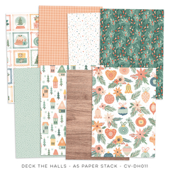 Cocoa Vanilla - Coleção Deck the Halls - Kit 32 Papéis para Scrapbook tamanho 15x21 cm - comprar online