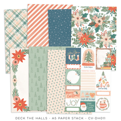 Cocoa Vanilla - Coleção Deck the Halls - Kit 32 Papéis para Scrapbook tamanho 15x21 cm na internet