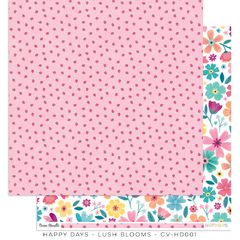 Cocoa Vanilla - Coleção Happy Days - Kit 16 Papéis para Scrapbook + Adesivos - Scrapbook Life - Materiais para Scrapbook
