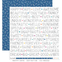Cocoa Vanilla - Coleção Happy Days - Kit 16 Papéis para Scrapbook + Adesivos - loja online