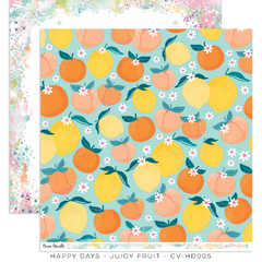 Cocoa Vanilla - Coleção Happy Days - Kit 16 Papéis para Scrapbook + Adesivos - loja online