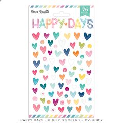 Cocoa Vanilla - Coleção Happy Days - Adesivos puffy