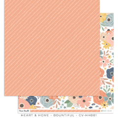 Cocoa Vanilla - Coleção Heart & Home - Kit 16 Papéis para Scrapbook + Adesivos - Scrapbook Life - Materiais para Scrapbook