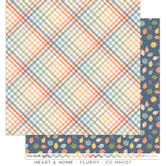 Cocoa Vanilla - Coleção Heart & Home - Kit 16 Papéis para Scrapbook + Adesivos - Scrapbook Life - Materiais para Scrapbook